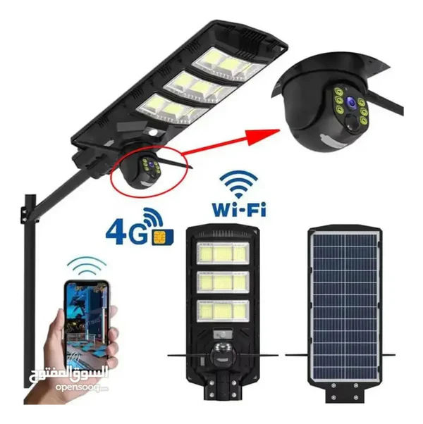 Refletor Solar SecurePro Com Câmera Sem Fio