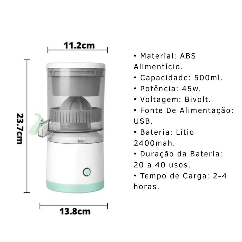 Espremedor Elétrico FastFruit Portátil USB [OFERTA ESPECIAL]