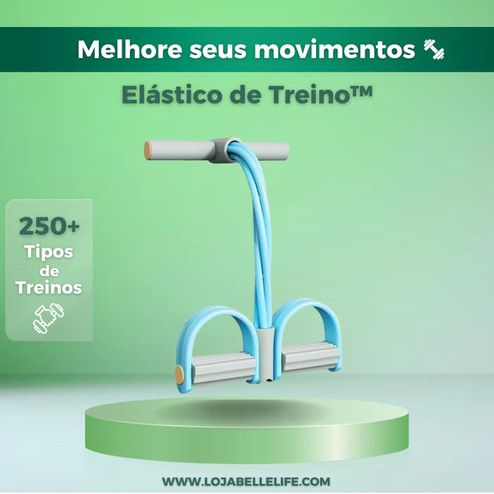 Elástico de Treino Caseiro FitFlex – Mobilidade e Equilíbrio
