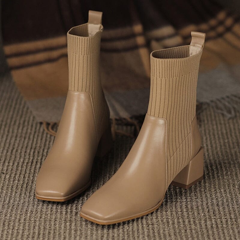 Dallas Bota Feminina Texana Western Cano Curto com Malha - Mais Conforto Mais Estilo