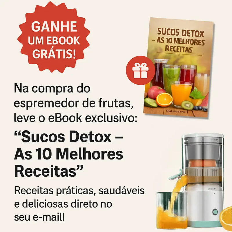 Espremedor Elétrico FastFruit Portátil USB [OFERTA ESPECIAL]